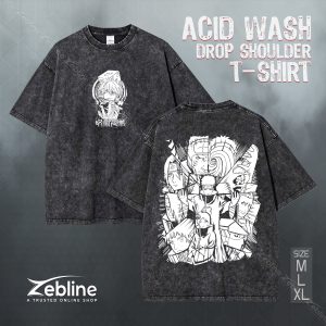 Acid Wash Drop Shoulder T-Shirt (GOJO)